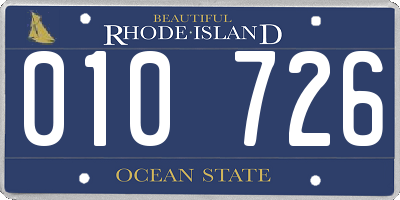 RI license plate 010726