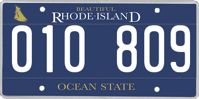 RI license plate 010809