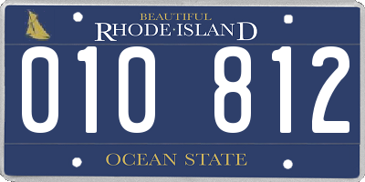 RI license plate 010812