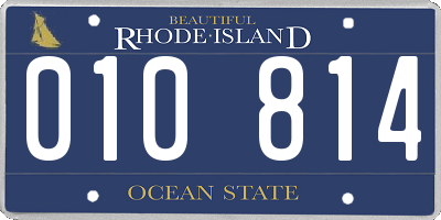 RI license plate 010814