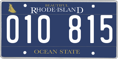 RI license plate 010815