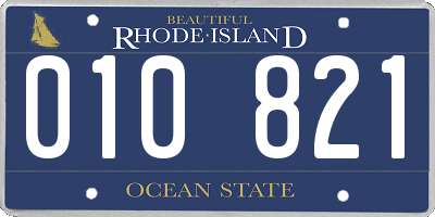 RI license plate 010821