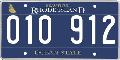 RI license plate 010912