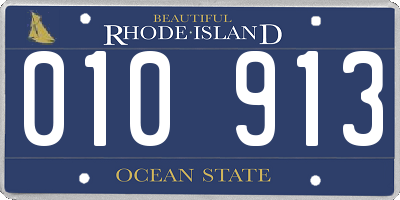 RI license plate 010913