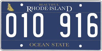 RI license plate 010916