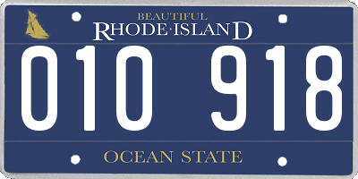 RI license plate 010918