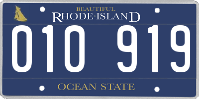 RI license plate 010919