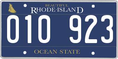 RI license plate 010923