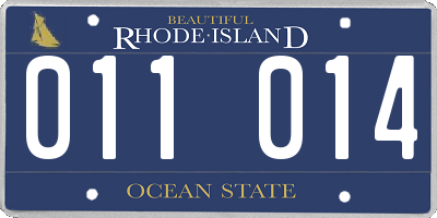 RI license plate 011014