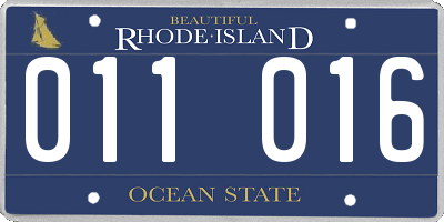 RI license plate 011016