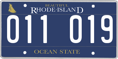 RI license plate 011019