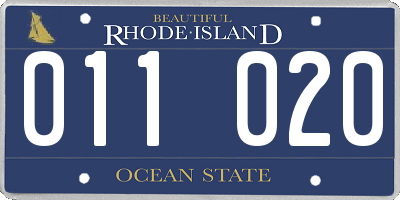 RI license plate 011020