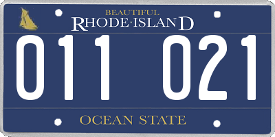 RI license plate 011021