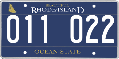 RI license plate 011022