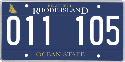 RI license plate 011105