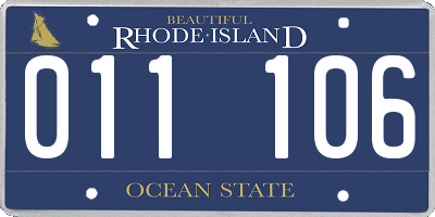 RI license plate 011106