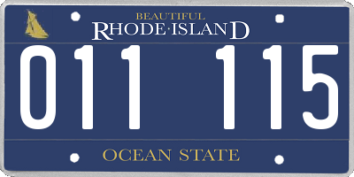 RI license plate 011115