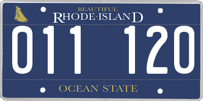 RI license plate 011120