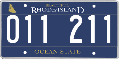 RI license plate 011211