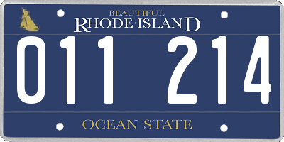 RI license plate 011214