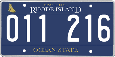 RI license plate 011216