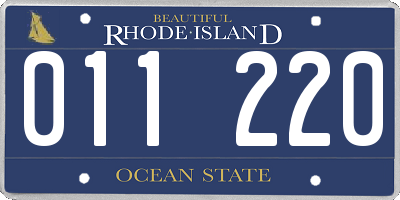 RI license plate 011220