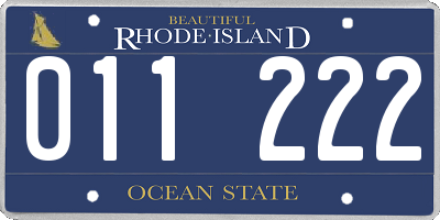 RI license plate 011222