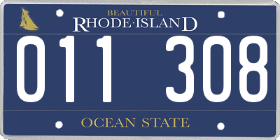 RI license plate 011308