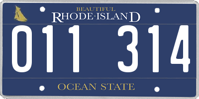 RI license plate 011314