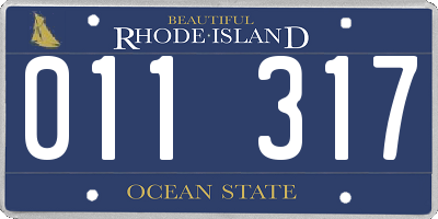 RI license plate 011317