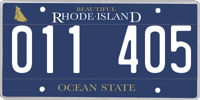 RI license plate 011405