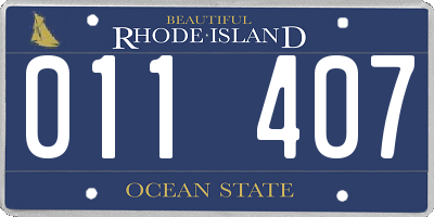 RI license plate 011407