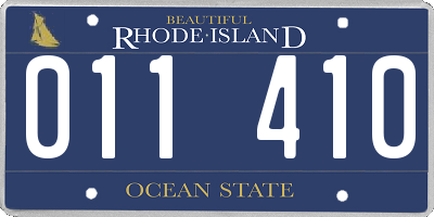 RI license plate 011410