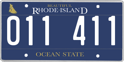 RI license plate 011411