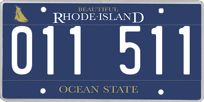 RI license plate 011511