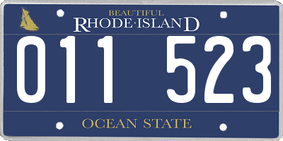 RI license plate 011523