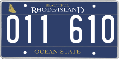 RI license plate 011610