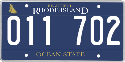 RI license plate 011702