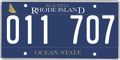 RI license plate 011707