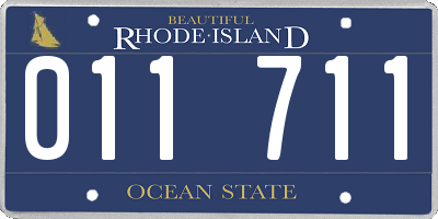 RI license plate 011711