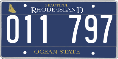 RI license plate 011797