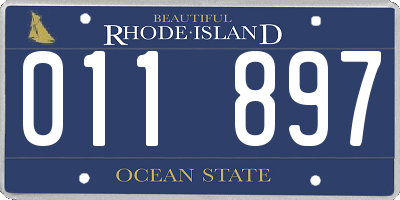 RI license plate 011897