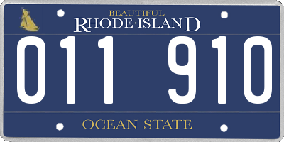 RI license plate 011910