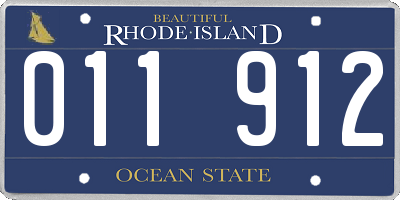 RI license plate 011912