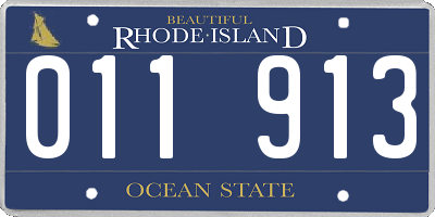 RI license plate 011913