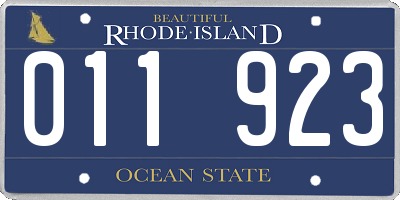 RI license plate 011923