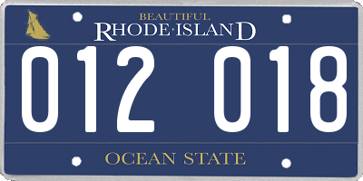 RI license plate 012018