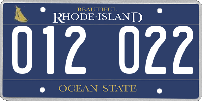 RI license plate 012022