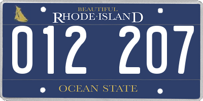 RI license plate 012207