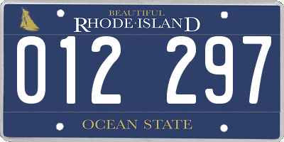 RI license plate 012297